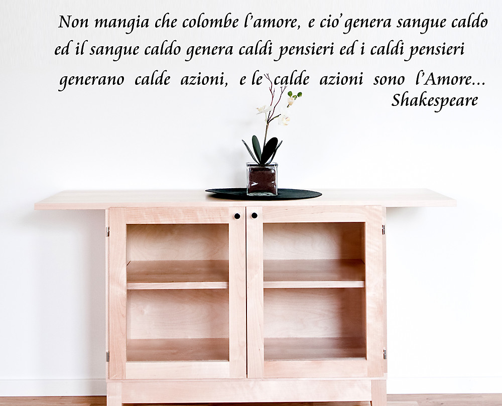 Shakespeare decorazione adesiva murale Stickers da parete personalizzati