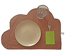 brown placemat