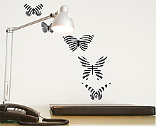 striped butterflies