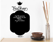 tea shop blackboard