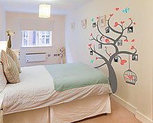 Adesivi Murali Farfalle 13 Pezzi - Wandtattoo-Loft - Grigio Argento - Decorazione Fai Da Te - Made In Germany