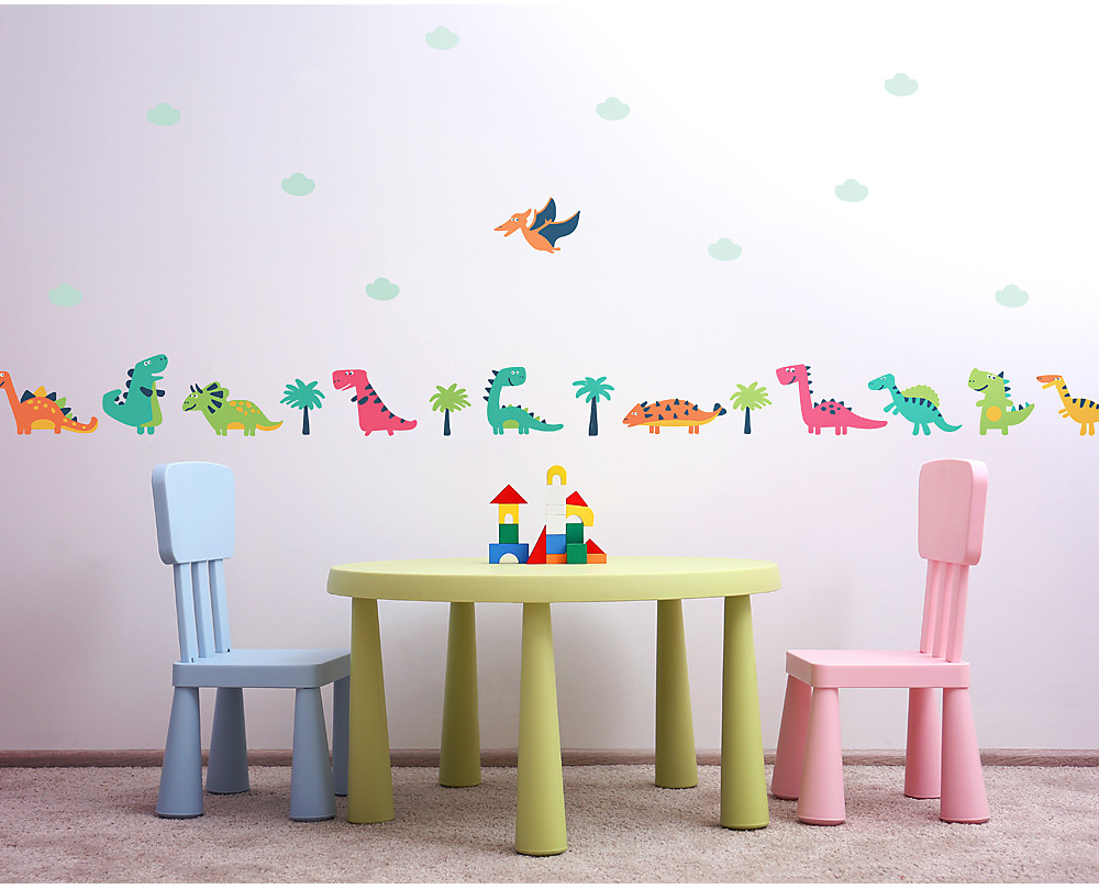 Adesivi Murali 3D Dinosauro HPNIUB – Decorazioni Cameretta Bambini