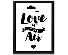 love in the air - print with frame