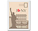 cartolina new york - stampa in cornice