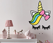 unicorno - decorazione da parete