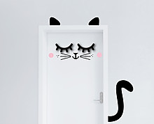 gatto - decorazione per porta